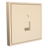 Tile Series 1 Port Telephone Wall Jack 2.1 - Champagne Gold