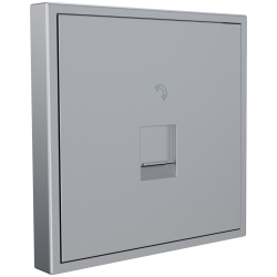 Tile Series 1 Port Telephone Wall Jack 2.1 - Space Gray