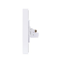 Tile Series 1 Port Cable TV Wall Outlet 2.1 - Ivory White
