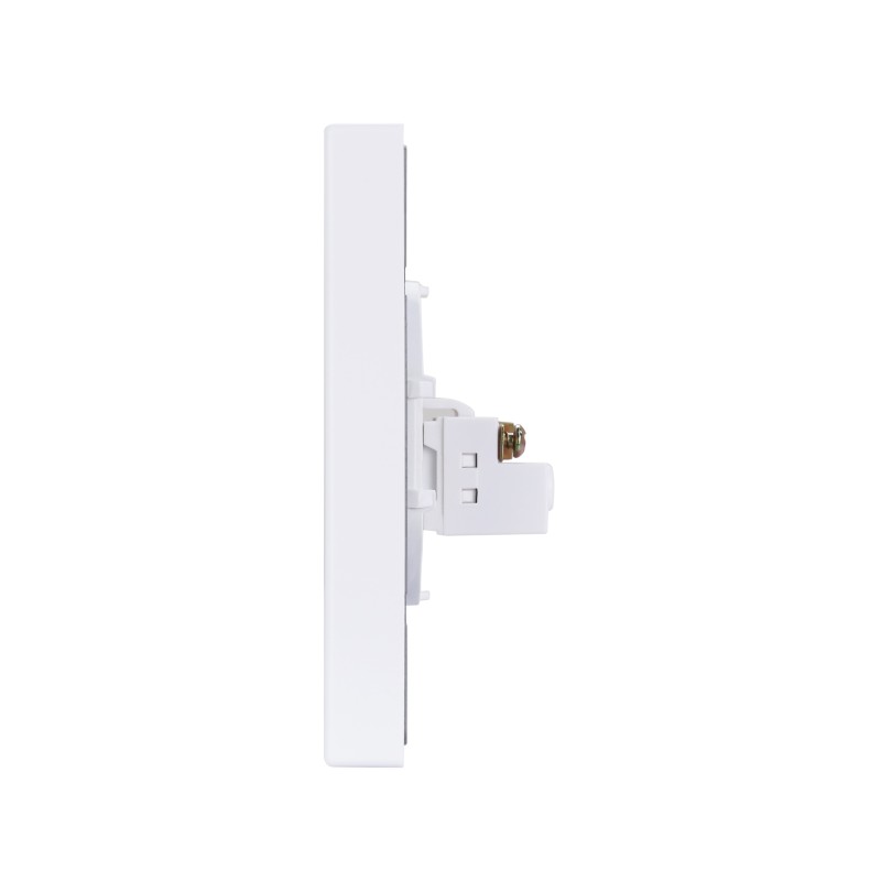 Tile Series 1 Port Cable TV Wall Outlet 2.1 - Ivory White