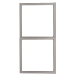 Tile Series 2 Gang Panel Frame 2.1 Vertical - Champagne Gold