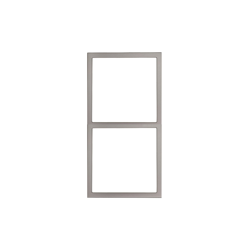 Tile Series 2 Gang Panel Frame 2.1 Vertical - Champagne Gold