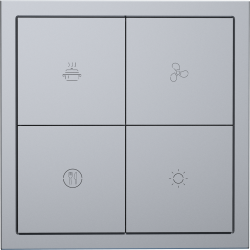 Tile Series 4 button smart panel 2.1 - Space Gray