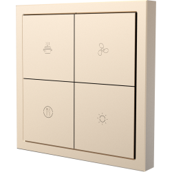 Tile Series 4 button smart panel 2.1 Metal - Champagne Gold