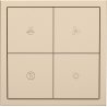 Tile Series 4 button smart panel 2.1 Metal - Champagne Gold