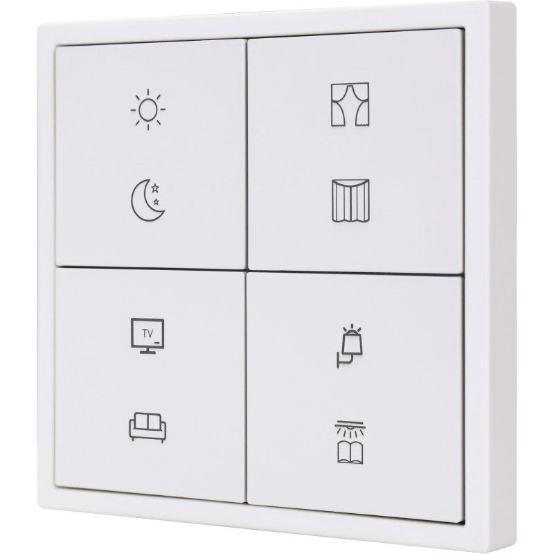 Tile Series 8 button smart panel 2.1 - Ivory White