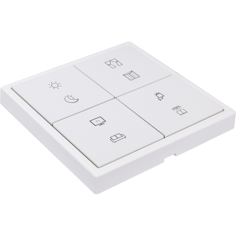 Tile Series 8 button smart panel 2.1 - Ivory White