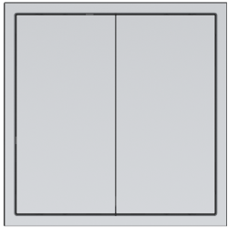 Tile Series 2 button smart panel 2.1 - Space Gray