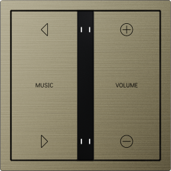 Xelent Series 4 button smart panel Brushed Aluminum - Antique Bronze