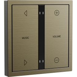 Xelent Series 4 button smart panel Brushed Aluminum - Antique Bronze