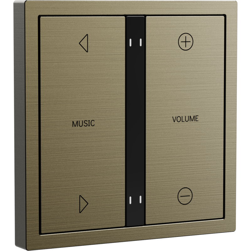 Xelent Series 4 button smart panel Brushed Aluminum - Antique Bronze
