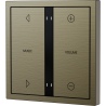 Xelent Series 4 button smart panel Brushed Aluminum - Antique Bronze