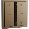 Xelent Series 4 button smart panel Brushed Aluminum - Brass