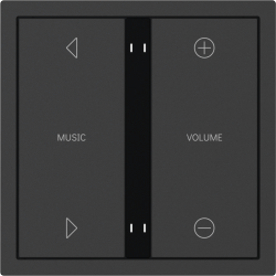 Xelent Series 4 button smart panel - Charcoal Gray