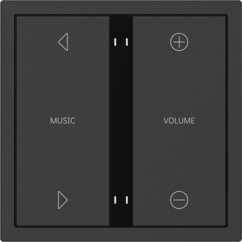 Xelent Series 4 button smart panel - Charcoal Gray