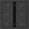 Xelent Series 4 button smart panel - Charcoal Gray