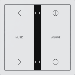 Xelent Series 4 button smart panel - Ivory White