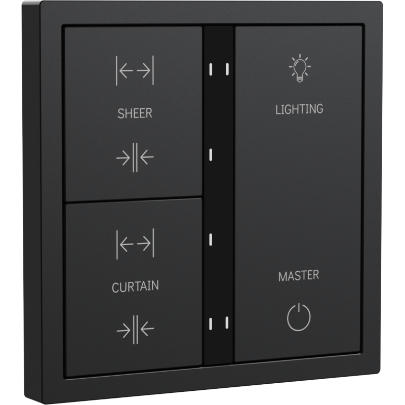 Xelent Series 6 button smart panel - Charcoal Gray