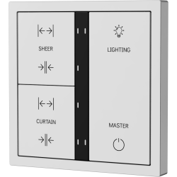 Xelent Series 6 button smart panel - Ivory White