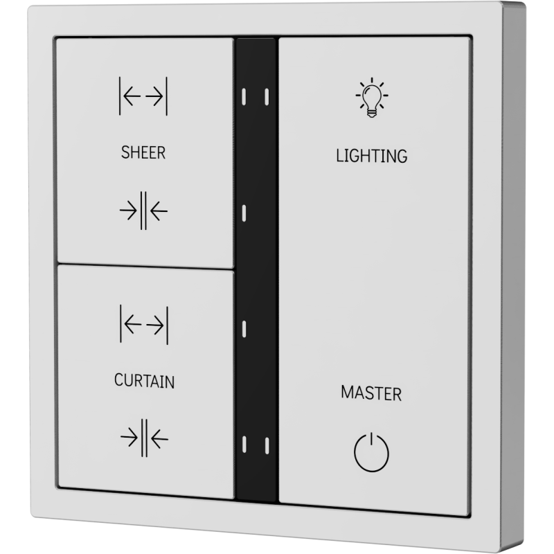 Xelent Series 6 button smart panel - Ivory White