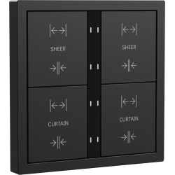 Xelent Series 8 button smart panel - Charcoal Gray
