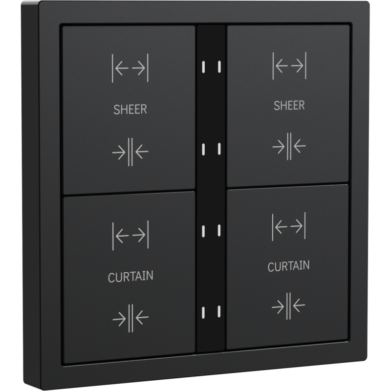 Xelent Series 8 button smart panel - Charcoal Gray