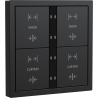 Xelent Series 8 button smart panel - Charcoal Gray