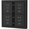 Xelent Series 8 button smart panel - Charcoal Gray