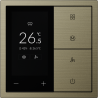 Xelent Series Thermostat Panel Brushed Aluminum - Antique Bronze