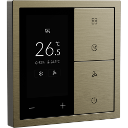Xelent Series Thermostat Panel Brushed Aluminum - Antique Bronze