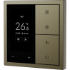 Xelent Series Thermostat Panel Brushed Aluminum - Antique Bronze