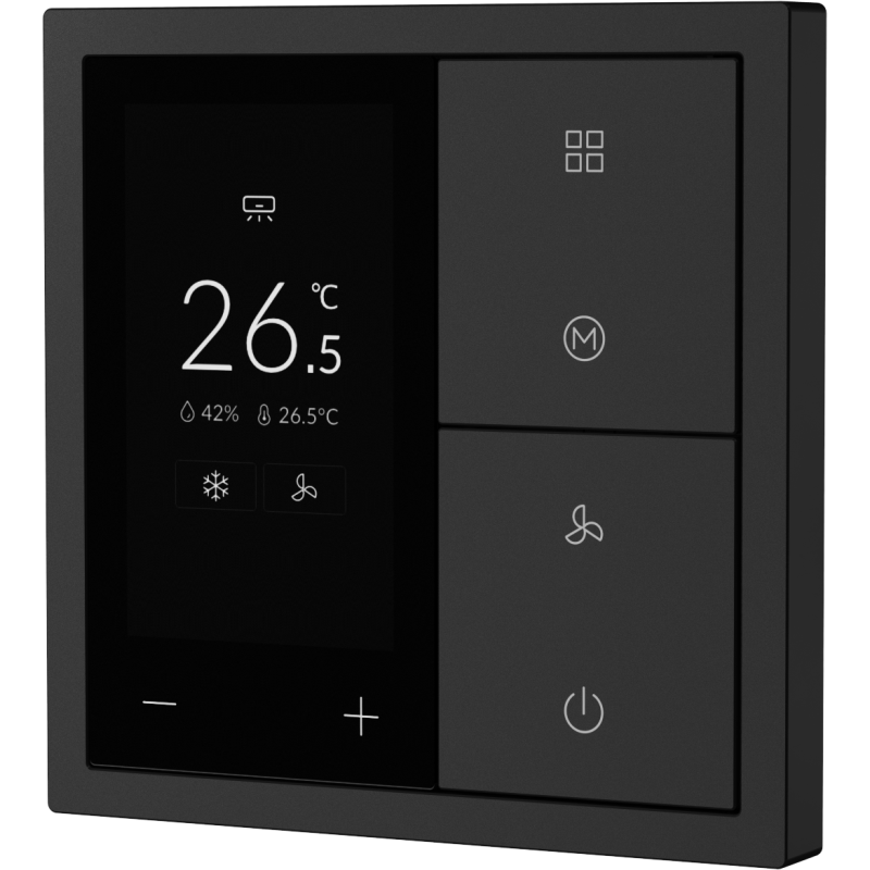 Xelent Series Thermostat Panel - Charcoal Gray