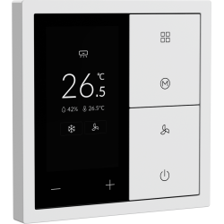 Xelent Series Thermostat Panel - Ivory White