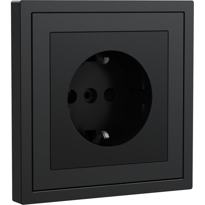Xelent Series EU Socket - Charcoal Gray