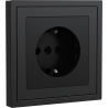 Xelent Series EU Socket - Charcoal Gray