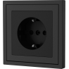 Xelent Series EU Socket - Charcoal Gray