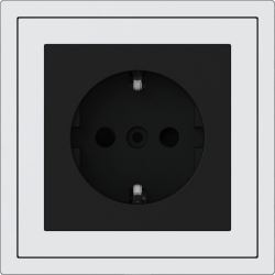 Xelent Series EU Socket - Ivory White