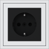Xelent Series EU Socket - Ivory White