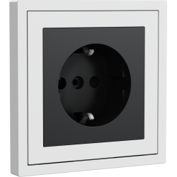 Xelent Series EU Socket - Ivory White