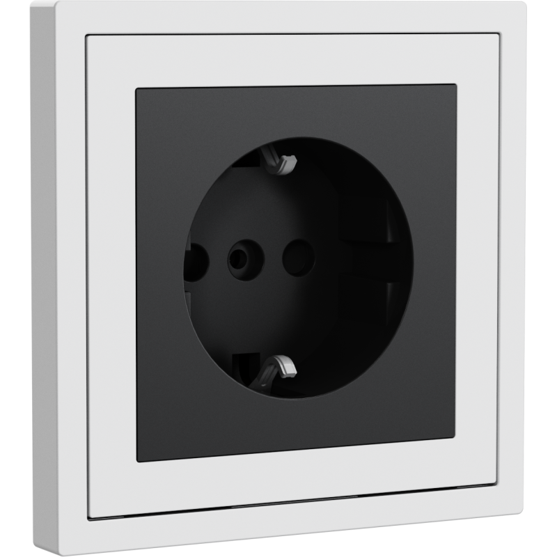 Xelent Series EU Socket - Ivory White