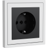 Xelent Series EU Socket - Ivory White