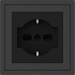 Xelent Series Italy Socket - Charcoal Gray