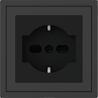 Xelent Series Italy Socket - Charcoal Gray