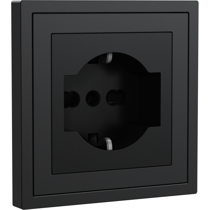 Xelent Series Italy Socket - Charcoal Gray