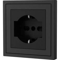 Xelent Series Italy Socket - Charcoal Gray