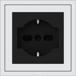 Xelent Series ltaly Socket - Ivory White