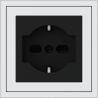 Xelent Series Italy Socket - Ivory White