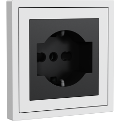 Xelent Series Italy Socket - Ivory White