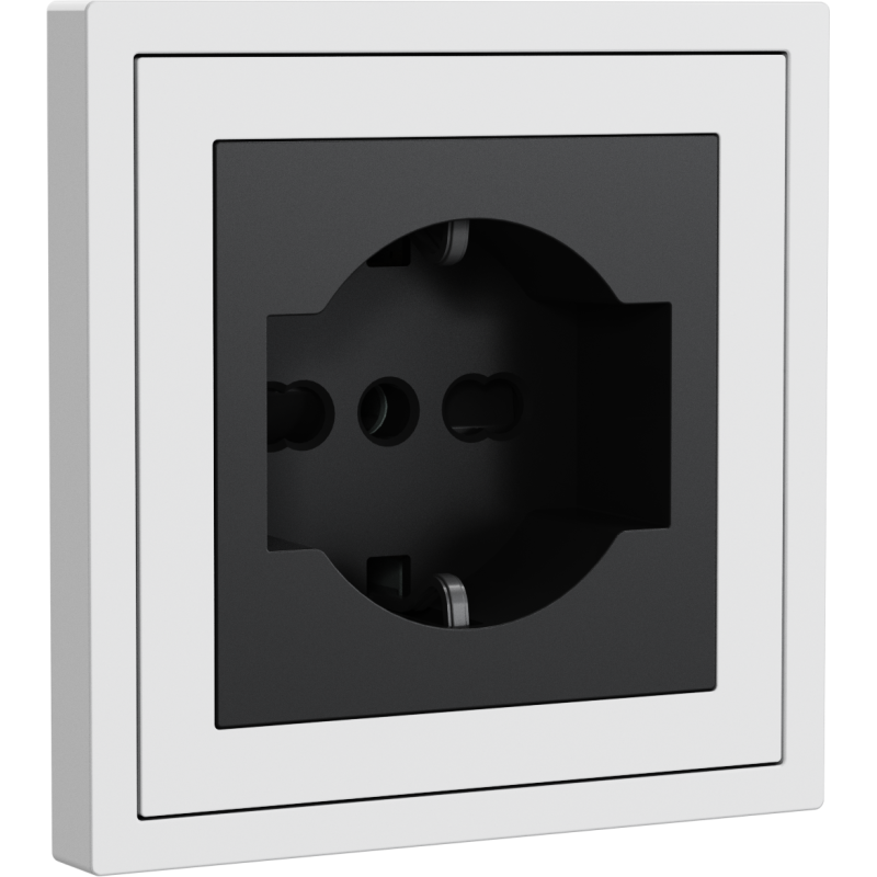 Xelent Series Italy Socket - Ivory White