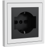 Xelent Series Italy Socket - Ivory White